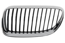 GRILLE BMW SERIE 3 (E92-E93) 2010-2013 COUPÉ / CABRIOLET / FACE AVANT / CONTOUR CHROMÉ / LAMES NOIRES GAUCHE