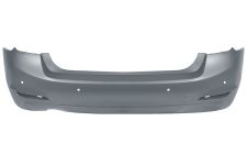PARE-CHOCS BMW SERIE 3 (F30) 2012-2015 ARRIÈRE / SEDAN / ÉCHAPPEMENT SIMPLE GAUCHE / MODÈLE 316-318-320 / BASIS / AVEC CAPTEUR / AVEC APPRET