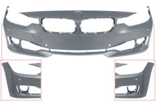 PARE-CHOCS BMW SERIE 3 (F30-F31) 2012-2015 AVANT / BASIS / AVEC CAPTEUR / AVEC PARK ASSIST / AVEC APPRET