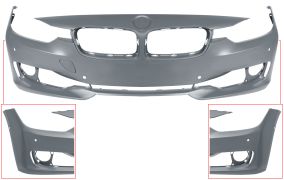 PARE-CHOCS BMW SERIE 3 (F30-F31) 2012-2015 AVANT / BASIS / AVEC CAPTEUR / AVEC PARK ASSIST / AVEC APPRET