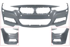 PARE-CHOCS BMW SERIE 3 (F30-F31) 2012-2015 AVANT / MODÈLE M-TECH / AVEC LAVEPHARES / AVEC CAPTEUR / AVEC PARK ASSIST / AVEC APPRET