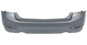 PARE-CHOCS BMW SERIE 3 (F30) 2012-2015 ARRIÈRE / SEDAN / ÉCHAPPEMENT DOUBLE / MODÈLE 335-340 / BASIS / AVEC APPRET