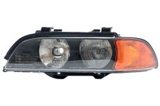 PHARE AVANT BMW SERIE 5 (E39) 1994-2001 LAMPE H7+HB3 / FEU CLIGNOTANT ORANGE / GAUCHE