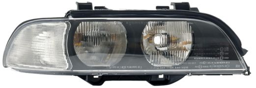 PHARE AVANT BMW SERIE 5 (E39) 1994-2001 LAMPE H7+HB3 / FEU CLIGNOTANT BLANC / DROIT