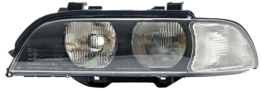 PHARE BMW SERIE 5 (E39) 1994-2001 LAMPE H7+HB3 / FEU CLIGNOTANT BLANC / GAUCHE