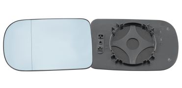 VERRE DE RÉTROVISEUR BMW SERIE 5 (E39) 1997-2001 LONGUEUR VERRE 167MM / AVEC SUPPORT / CHAUFFANT / ASPHÉRIQUE / BLEU / REVERSIBLE