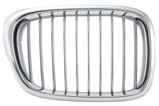 GRILLE BMW SERIE 5 (E39) 2001-2003 FACE AVANT / CHROMÉE / MODÈLE M5 / DROITE
