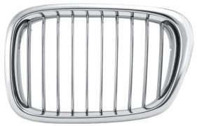 GRILLE BMW SERIE 5 (E39) 2001-2003 FACE AVANT / CHROMÉE / MODÈLE M5 / GAUCHE