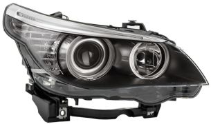 PHARE AVANT BMW SERIE 5 (E60-E61) 2007-2011 BASE NOIRE / DROIT