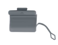 COUVRE CROCHET BMW SERIE 5 (F10) 2010-2013 PARE-CHOCS ARRIÈRE / SEDAN / AVEC APPRET