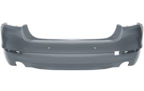 PARE-CHOCS BMW SERIE 5 (F10) 2010-2013 ARRIÈRE / SEDAN / ÉCHAPPEMENT DOUBLE / AVEC CAPTEUR / AVEC APPRET