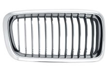 GRILLE BMW SERIE 7 (E38) 1998-2003 FACE AVANT / CONTOUR CHROMÉ / LAMES CHROMÉES / DROITE