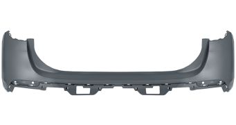 PARE-CHOCS BMW X1 (E84) 2009-2012 ARRIÈRE / SUPÉRIEUR / AVEC APPRET