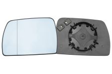 VERRE DE RÉTROVISEUR BMW X3 (E83) 2004-2006 AVEC SUPPORT / CHAUFFANT / ASPHÉRIQUE / BLEU / DROIT