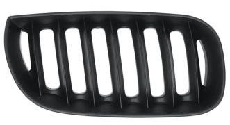 GRILLE BMW X3 (E83) 2004-2006 FACE AVANT / CONTOUR NOIRES / LAMES NOIRES / DROIT
