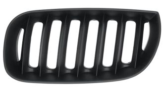 GRILLE BMW X3 (E83) 2004-2006 FACE AVANT / CONTOUR NOIRS / LAMES NOIRES / GAUCHE