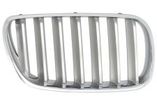 GRILLE BMW X3 (E83) 2006-2010 FACE AVANT / CONTOUR CHROMÉ / LAMES TITANIUM / DROITE