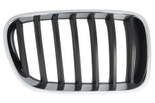 GRILLE BMW X3 (F25) 2010-2014 FACE AVANT / CONTOUR CHROMÉ/ LAMES NOIRES / DROITE