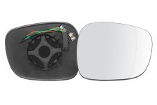 VERRE DE RÉTROVISEUR BMW X1 (E84) 2009-2012 AVEC SUPPORT / CHAUFFANT / 4 PINS ELECTRO CHROMED / ASPHÉRIQUE / DROIT