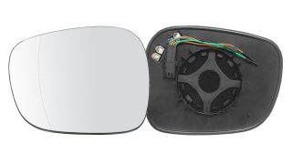 VERRE DE RÉTROVISEUR BMW X1 (E84) 2009-2012 AVEC SUPPORT / CHAUFFANT / 4 PINS ELECTRO CHROMED / ASPHÉRIQUE / GAUCHE
