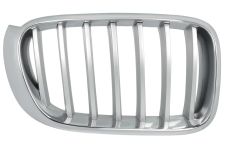 GRILLE BMW X3 (F25) 2014-2017 FACE AVANT / CONTOUR CHROMÉ / LAMES CHROMÉES / DROITE
