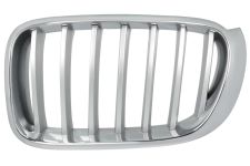 GRILLE BMW X3 (F25) 2014-2017 FACE AVANT / CONTOUR CHROMÉ / LAMES CHROMÉES / GAUCHE