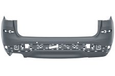 PARE-CHOCS BMW X3 (F25) 2014-2017 ARRIÈRE / ÉCHAPPEMENT DOUBLE GAUCHE / AVEC CAPTEUR / AVEC APPRET