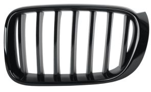 GRILLE BMW X4 (F26) 2013-2018 FACE AVANT / NOIRE / MODÈLE M-TECH / GAUCHE