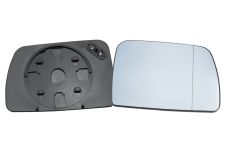 VERRE DE RÉTROVISEUR BMW X5 (E53) 2000-2004 AVEC SUPPORT / CHAUFFANT / ASPHÉRIQUE / BLEU / GAUCHE