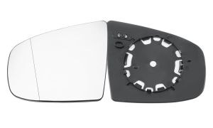 VERRE DE RÉTROVISEUR BMW X5 (E70) 2007-2010 AVEC SUPPORT / CHAUFFANT / ASPHÉRIQUE / GAUCHE