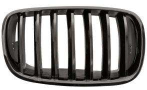 GRILLE BMW X5 (E70) 2007-2010 FACE AVANT / CONTOUR NOIR / LAMES NOIRES / DROITE