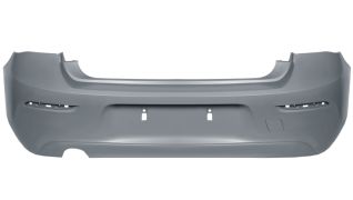 PARE-CHOCS BMW SERIE 1 (F20-F21) 2015-2019 ARRIÈRE / MODÈLE BASIS / AVEC APPRET