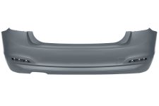 PARE-CHOCS BMW SERIE 3 (F30) 2015-2018 ARRIÈRE / SEDAN / ÉCHAPPEMENT DOUBLE GAUCHE / MODÈLE 325-328-330-335 / BASIS / AVEC APPRET