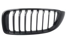 GRILLE BMW SERIE 4 (F32-F33) 2013-2017 COUPÉ / CABRIOLET / FACE AVANT / MODÈLE M-TECH / NOIRE BRILLANTE / GAUCHE