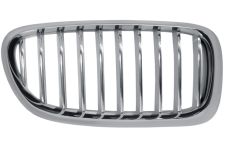 GRILLE BMW SERIE 5 (F10-F11) 2013-2016 FACE AVANT / CONTOUR CHROMÉ / LAMES CHROMÉES / TITANIUM / DROITE