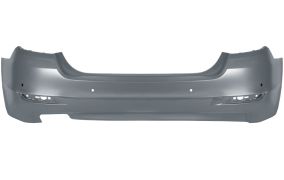 PARE-CHOCS BMW SERIE 5 (F10) 2013-2016 ARRIÈRE / SEDAN / ÉCHAPPEMENT GAUCHE / BASIS / AVEC CAPTEUR / AVEC APPRET