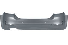 PARE-CHOCS BMW SERIE 5 (F10) 2013-2016 ARRIÈRE / SEDAN / ÉCHAPPEMENT GAUCHE / BASIS / AVEC CAPTEUR / AVEC APPRET