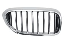 GRILLE BMW SERIE 5 (G30-G31) 2016-2020 FACE AVANT / CONTOUR CHROMÉ / LAMES CHROMÉES / NOIRES / DROITE