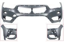 PARE-CHOCS BMW X1 (F48) 2015-2019 AVANT / SUPÉRIEUR / AVEC LAVEPHARES / AVEC APPRET