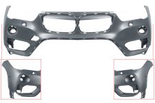 PARE-CHOCS BMW X1 (F48) 2015-2019 AVANT / SUPÉRIEUR / AVEC LAVEPHARES / AVEC CAPTEUR / AVEC APPRET