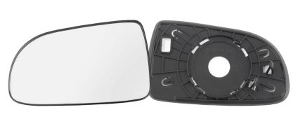 VERRE DE RÉTROVISEUR CHEVROLET AVEO 2006-2011 SEDAN / AVEC SUPPORT / CONVEXE / GAUCHE