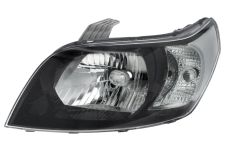 PHARE AVANT CHEVROLET AVEO 2009-2011 BASE NOIRE / GAUCHE
