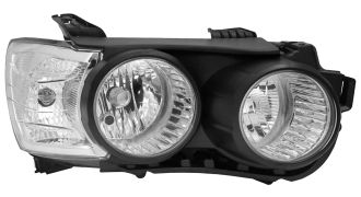 PHARE CHEVROLET AVEO 2011-2016 AVEC CONTOUR NOIR / DROIT