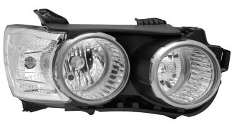 PHARE AVANT CHEVROLET AVEO 2011-2016 AVEC CONTOUR CHROMÉ / DROIT