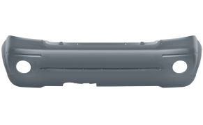 PARE-CHOCS CHEVROLET MATIZ 2008-2010 ARRIÈRE / AVEC APPRET