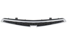 GRILLE CHEVROLET SPARK 2010-2013 FACE AVANT / SUPÉRIEURE / AVEC MOULURE CHROMÉE 
