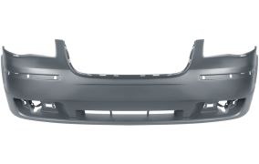 PARE-CHOCS CHRYSLER GRAND VOYAGER 2008-2015 AVANT / AVEC TROUS MOULURE / AVEC LAVEPHARES / AVEC APPRET