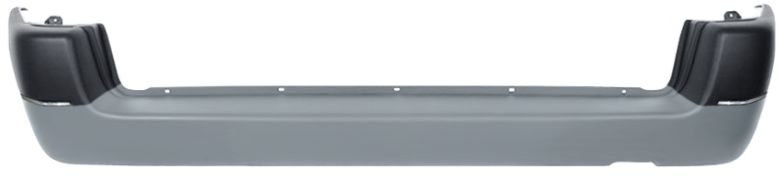 PARE-CHOCS CITROEN BERLINGO 1996-2003 ARRIÈRE / AVEC APPRET PARTIEL / AVEC MOULURE CHROMÉE 