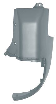 EMBOUT CITROEN BERLINGO 2008-2012 ARRIÈRE / 1 HAYON ARRIÈRE / AVEC APPRET / DROIT