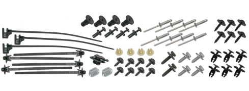 JEUX FIXATIONS PARE-CHOC PEUGEOT PARTNER 2008-2012 ARRIÈRE / COMPLET